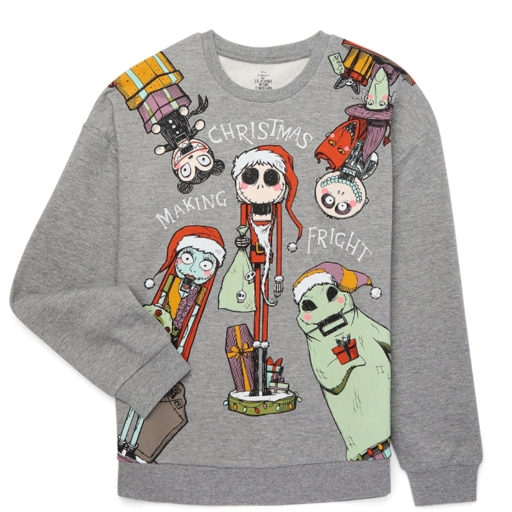 Kids Nightmare Before Christmas Nutcracker Sweater Large (10-12)